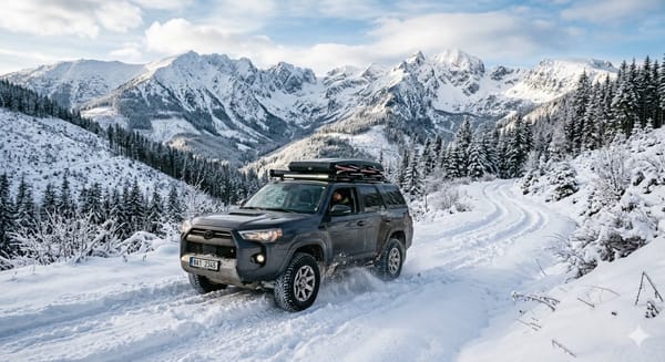 Led a sníh pod koly: Jak jezdit s SUV v zimním terénu